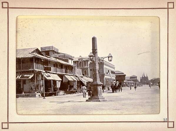 GujaratHistory's tweet photo. 122 years old photo of  Clerk Street of #Karachi then in Bombay Presidency was taken in 1900. There was a large population of Gujarati people in Karachi before the partition. https://t.co/vCTKDr5rZz
