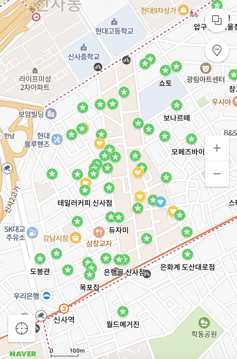 네이버 지도 보다가 문득,, 가로수길에서 7-8년이상 생존+개인적으로 자주가는 맛집을 끄적여볼까봐요

이 근방에서 초중고 나와서 가로수길 정말 자주 가는데 금방금방 가게들이 사라져서 오래 버티는 곳들은 이유가 있지않나 싶음.. 
입맛은 주관적이니 참고만 하세용 

타래로