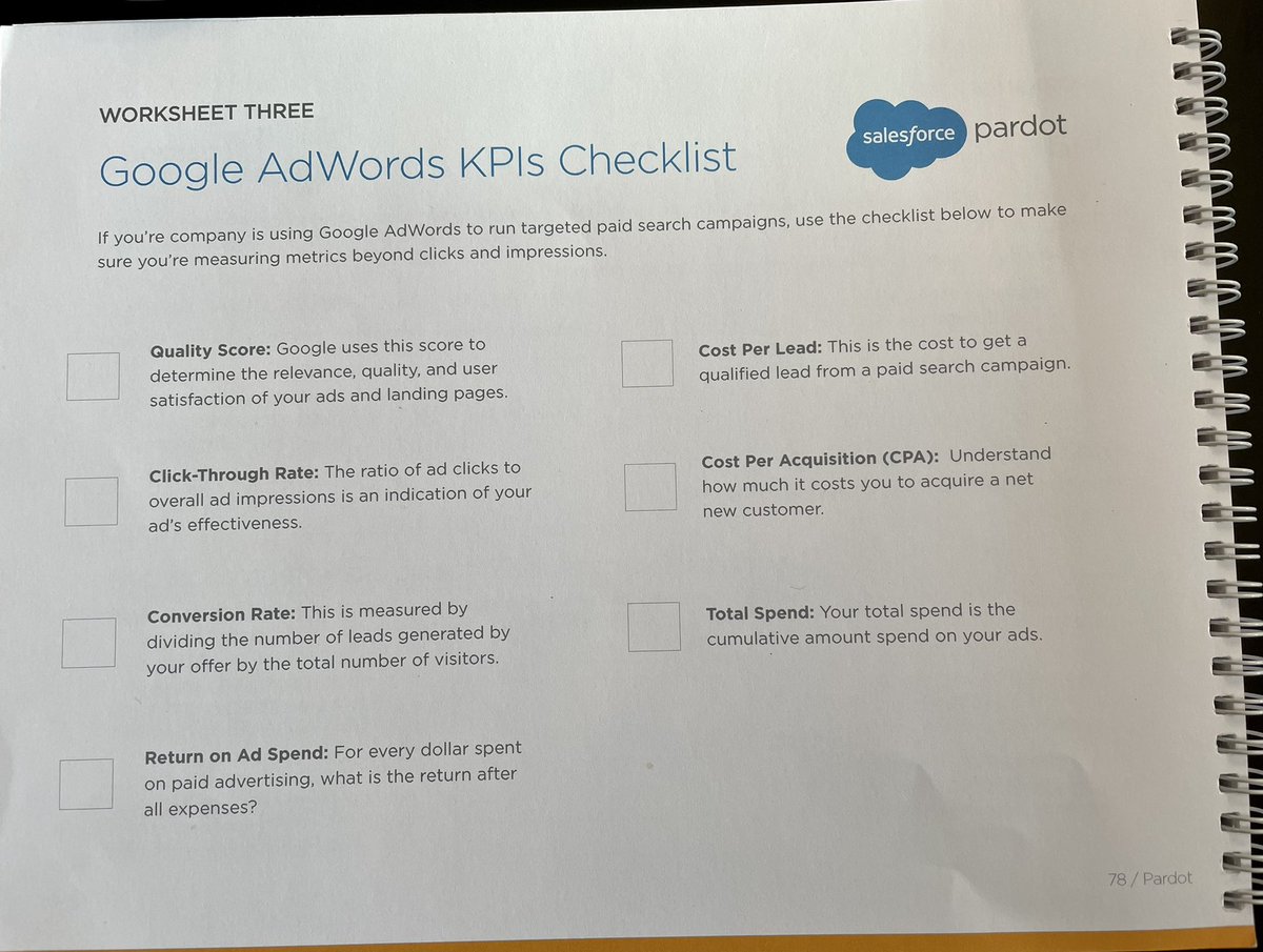 If your company is using <a href="/Google/">Google</a> AdWords to run targeted paid search campaigns in <a href="/salesforce/">Salesforce</a>, what do you check to make sure you are measuring metrics beyond clicks and impressions?  #Salesforce #Marketing #campaign #DigitalMarketingServices