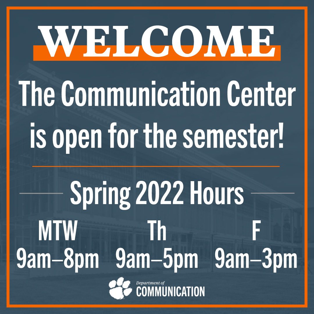 CU_CommCenter's tweet image. Happy opening day, students!

Come check us out in the @WattCenter for all of your public speaking needs