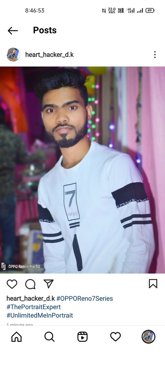 Deepak369140's tweet photo. #OPPOReno7Series #ThePortraitExpert #UnlimitedMeInPortrait https://t.co/In1IeDDxRT