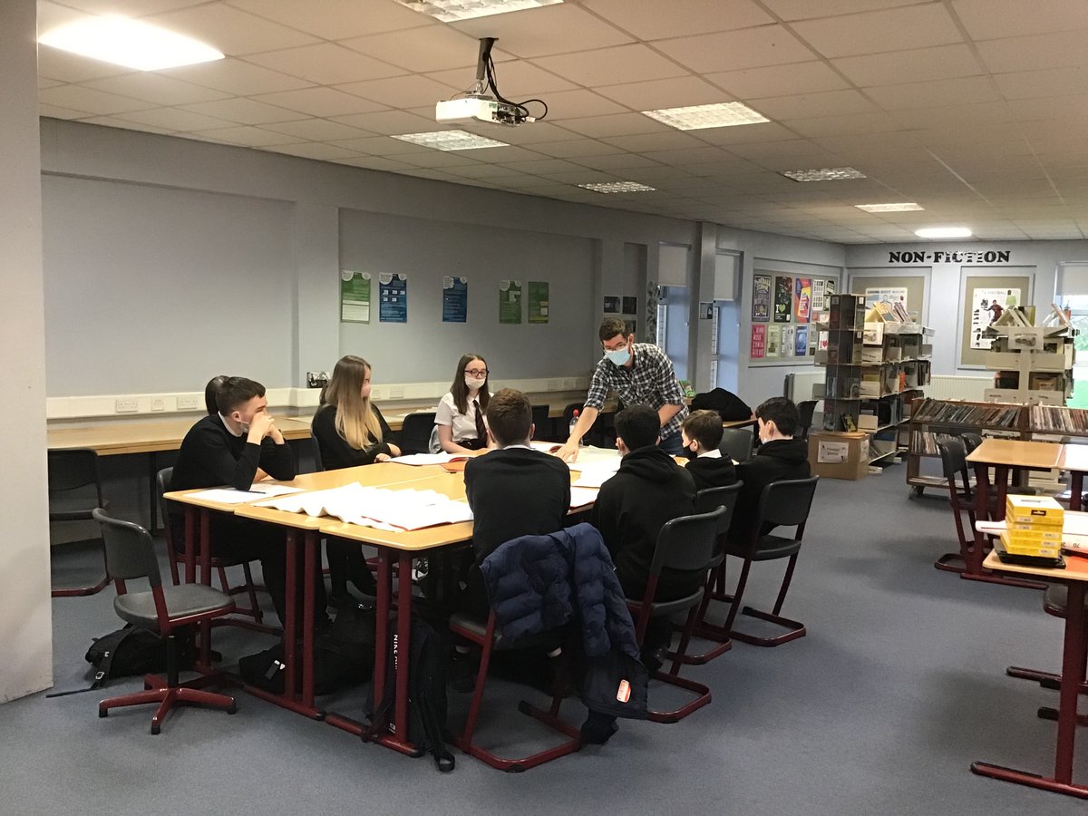Today, a group of our S3s started working with <a href="/wwaterwriters/">White Water Writers</a> to collaboratively write and publish a novel in 5 days! watch this space for progress this week! <a href="/LibraryLochend/">Lochend Library</a> @LochendHigh