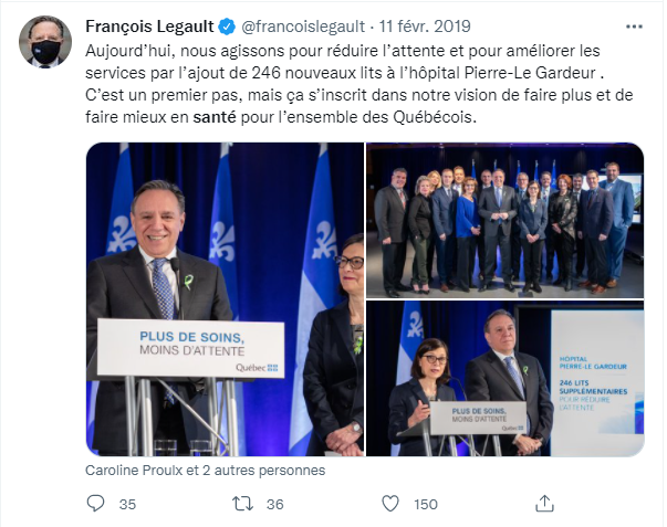 QuebecAvenir's tweet photo. #polqc #assnat #QuebecRISEUP #FireLegault
👉Priorisation de la santé à la CAQ
How it starded / How it's going https://t.co/99QIgwHztt