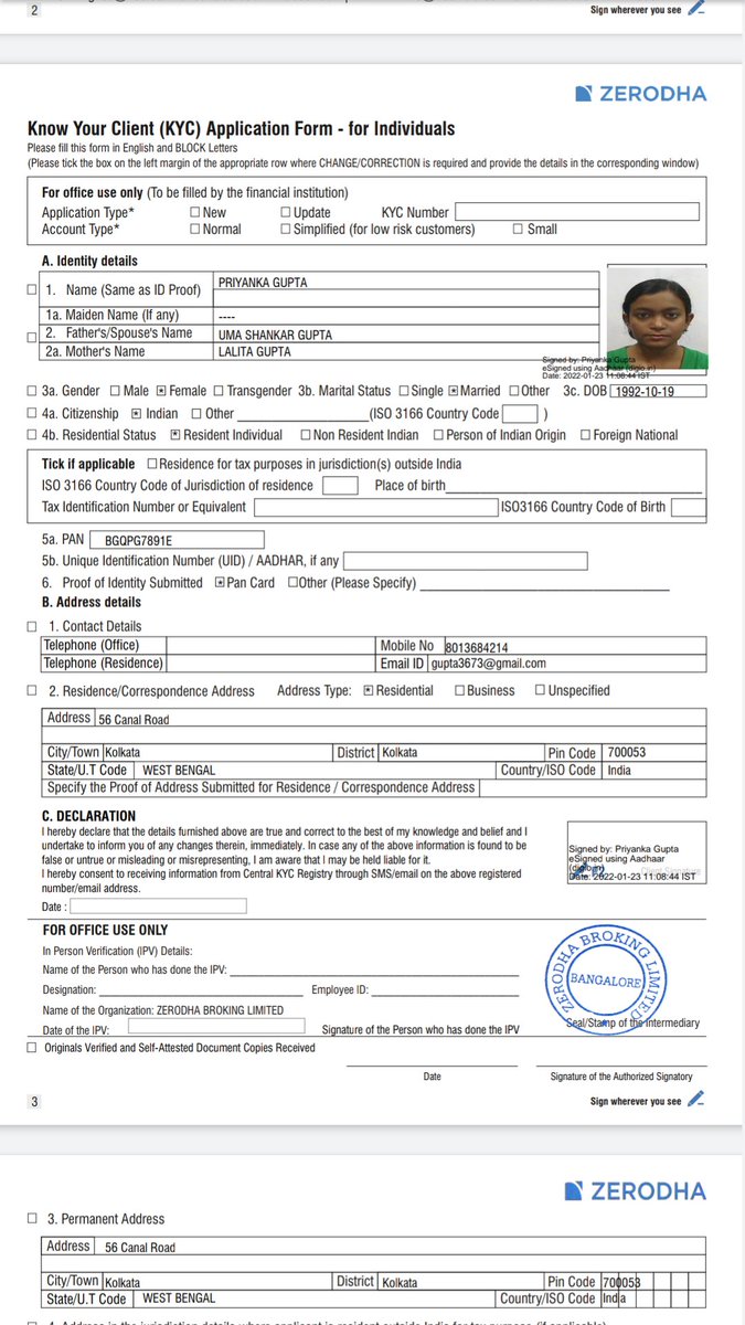 Krishna_Mohan82's tweet photo. @zerodha 
User ID XUN735
Krishna Mohan Saha 
I referred from Kite to my sister PRIYANKA GUPTA But there she was charged with Rs 200 for Demat a/c opening however when I was referred by my friend then it was free of cost. Why does it so?  Please return my money back. https://t.co/yqkWjGfuaq