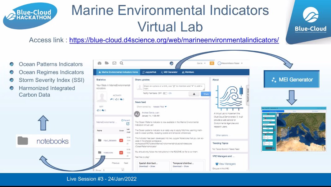 BlueCloudEU's tweet photo. #Climatechange is causing severe impacts on marine ecosystems. These changes are often difficult to anticipate, but with your help, we can evolve early warning mechanisms to anticipate a more effective response.
Join the Blue-Cloud #hackathon: https://t.co/FYT9rXCddv https://t.co/okrhlDNmkw