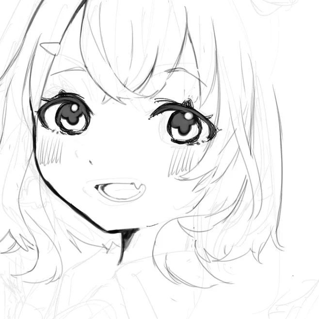 落書きしてたら顔可愛い笹木が出来そう 