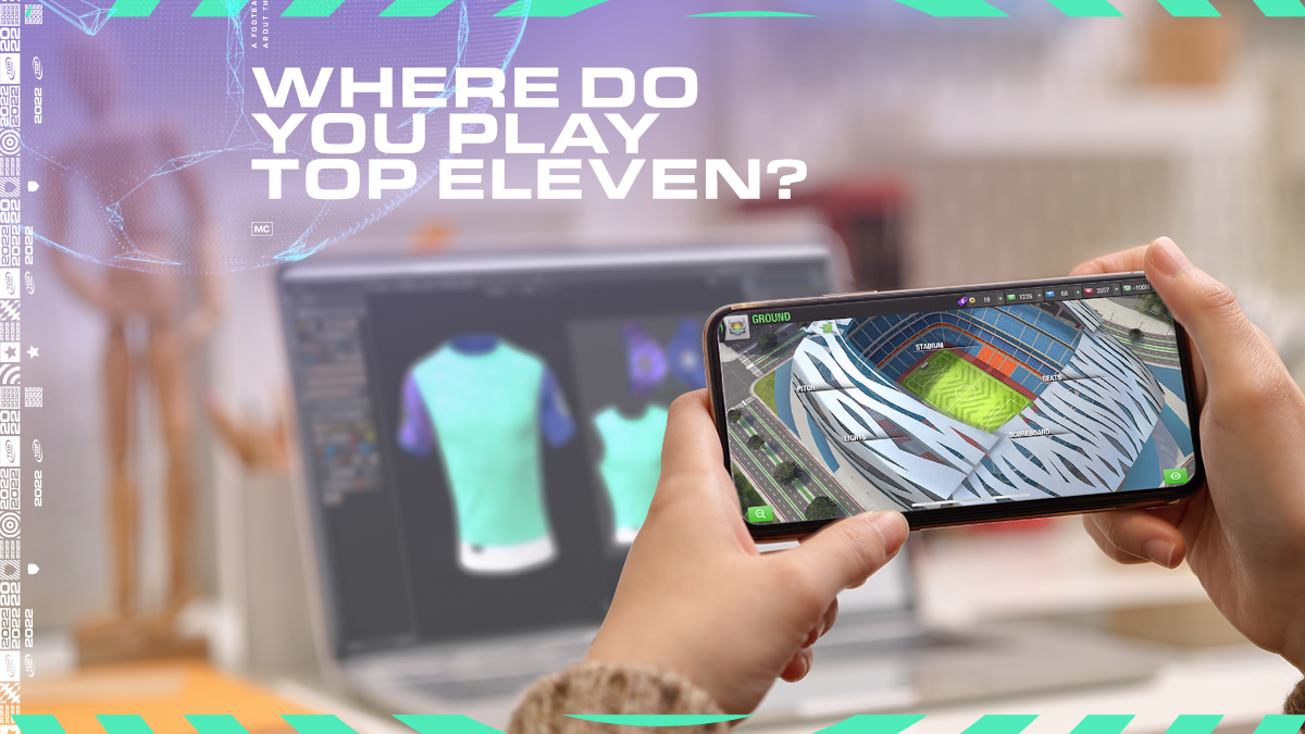 topeleven's tweet photo. What's your favourite place to play #TopEleven? 😀 https://t.co/4y1iqsM4sn