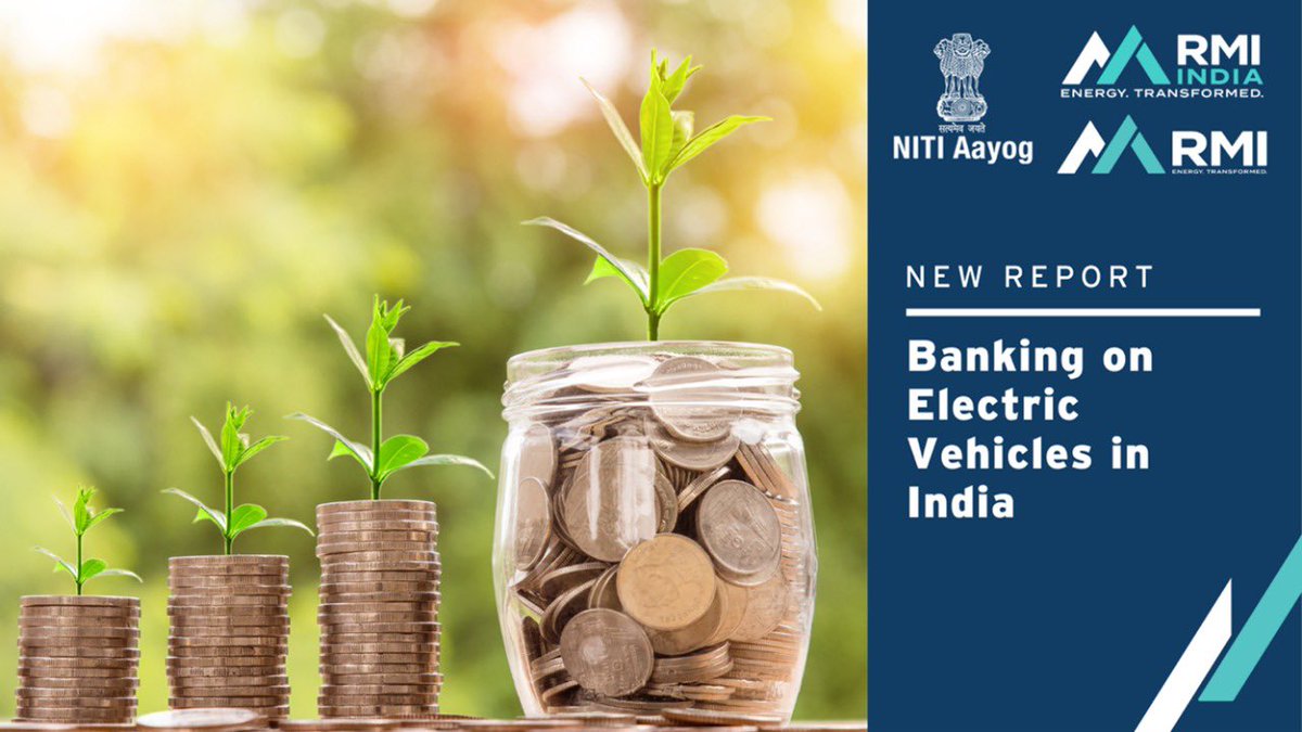 NITIAayog's tweet photo. In 2030, India’s #ElectricVehicle finance market could be worth INR 3.7 lakh crore.

A new report by #NITIAayog, @RockyMtnInst and @rmi_india highlights how priority sector lending can be an important solution for scaling #EV finance in the country.

🔗: https://t.co/SawozSq1XS https://t.co/qCFMGsFW7o