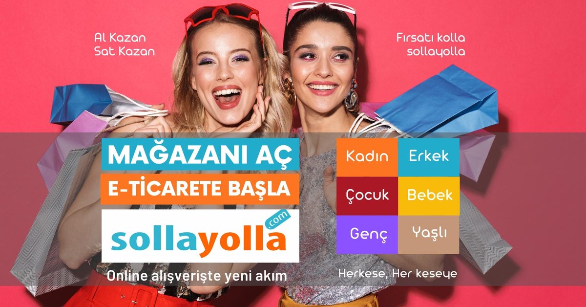 SollaYolla's tweet photo. ÜCRETSİZ MAĞAZANI AÇ | e-Ticarete Başla | Sat Kazan
Hemen ücretsiz mağazanı aç, e-ticarete başla. Sen de online alışverişte yeni akım başlat. Kazancını arttır.
https://t.co/h2tTVSy80U
#SONDAKIKA #bist100 #TuzYokTuz https://t.co/iP5PWK4JCR