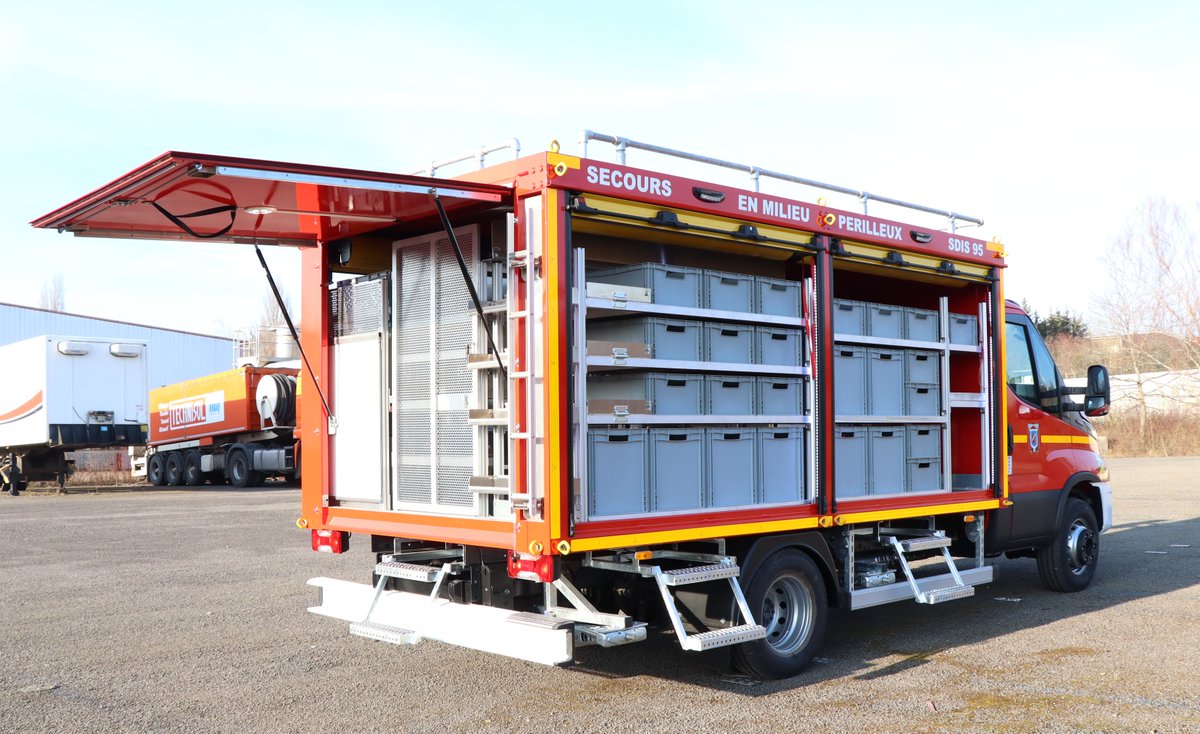 Véhicule d'Intervention et de Secours à destination de l'équipe #GRIMP (Groupe d’Intervention en Milieux Périlleux) des Sapeurs-Pompiers du Val-d'Oise.
Nous remercions #sdis95 pour leur confiance.
<a href="/IvecoFrance/">IVECO France</a> <a href="/valdoise/">Département du Val d'Oise</a> #VRGIMP #véhicules #pompiers