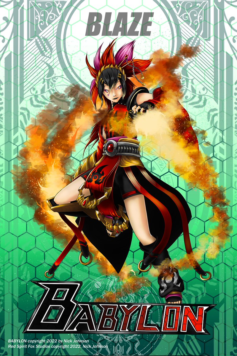 R4venJohnson's tweet image. Blaze poster evolution 2020-2022.