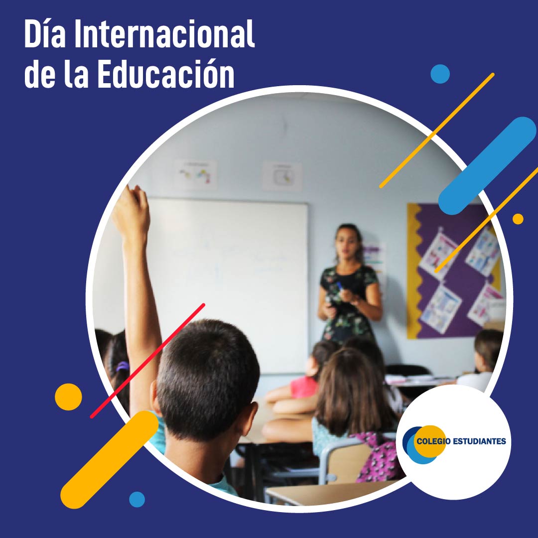🔵🟠 Día Internacional de la Educación 🟠🔵

Colegio Estudiantes, en su compromiso con la sociedad, se suma a esta conmemoración que tiene como objetivo resaltar el papel que la #educación desempeña en la #paz y el desarrollo.

#DíaDeLaEducación