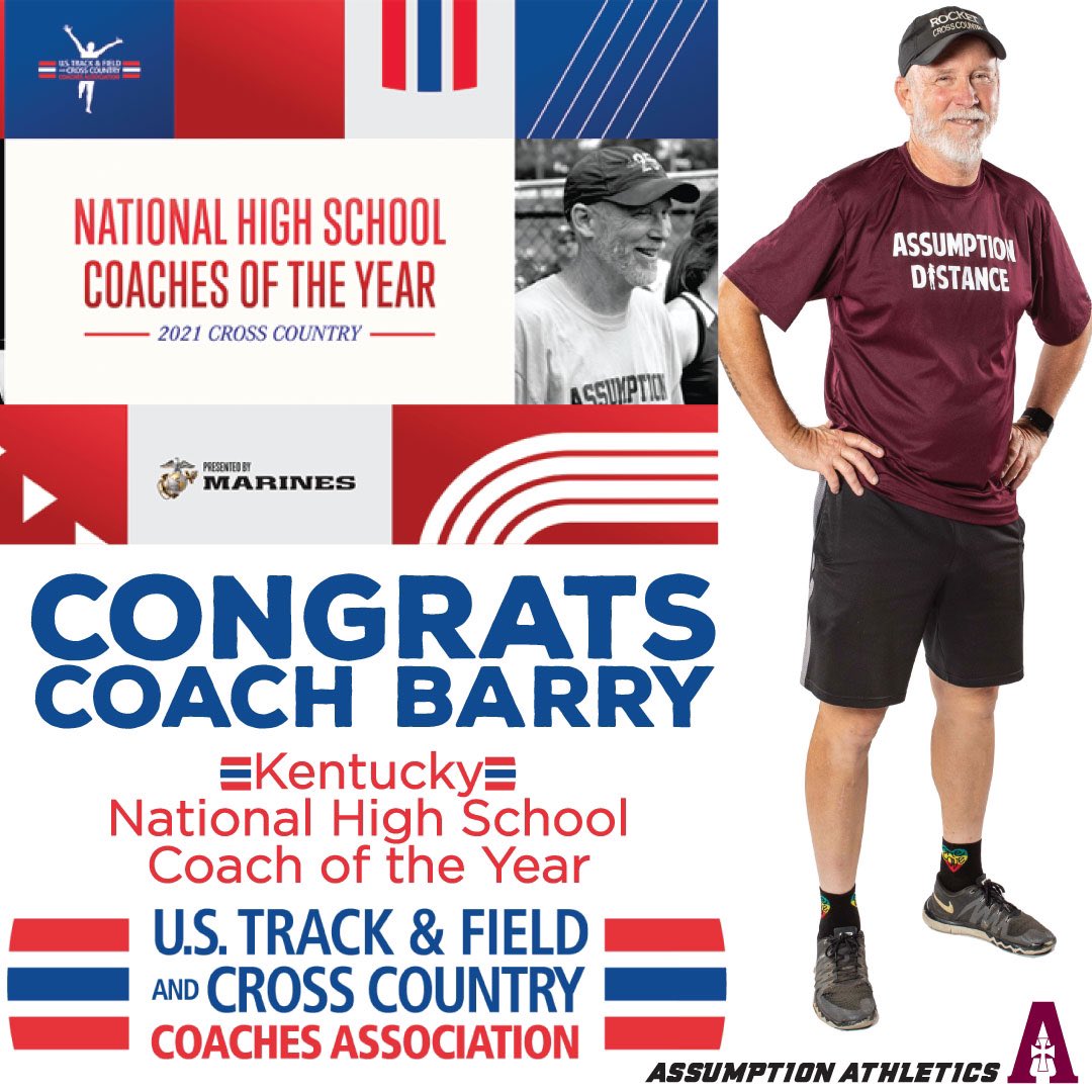 RocketSportsAHS's tweet photo. Congrats to Coach Barry Haworth on being selected as the 2021 Girls' High School Cross Country Coach of the Year for the state of Kentucky!
Please join us in congratulating Barry Haworth on this incredible accolade! @AHS_Distance @bmhaworth https://t.co/cDYtakrIzn