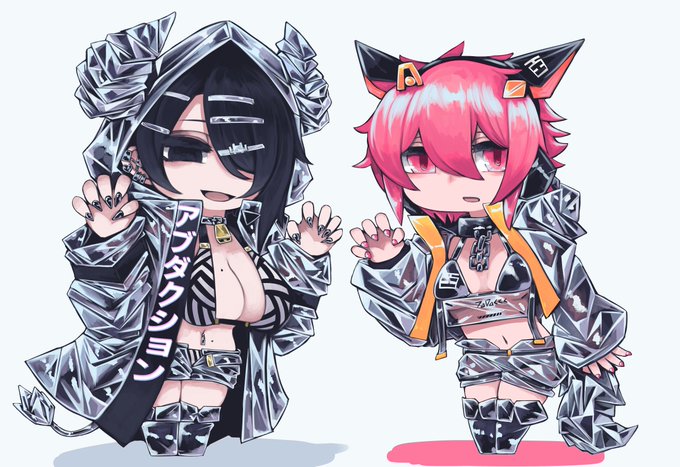 Skeb納品しました、アクリルフィギュア用とのご依頼でしたが良い出来になったと思います。ステッカーにして近所の子に配ろうかな 