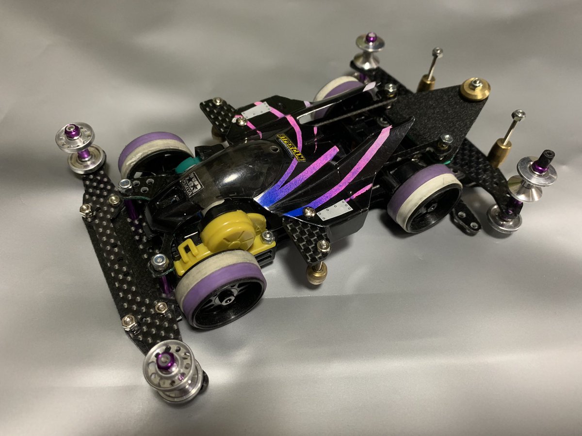 tkm_mini4wd's tweet photo. とりあえずここまで来たら大体完成でいいかな?
というか今年度ホントにZEROメインの年になりそうな予感😅
#ZEROシャーシ #FMZERO #ゼロはいいぞ https://t.co/68sFHsodpp