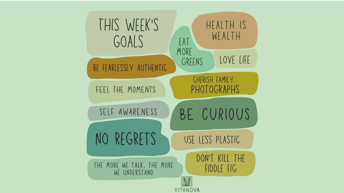 1Vitanova's tweet photo. You are in control. Never allow your Monday to be manic. - Andrea L'Artiste.
New week, new goals. Sending you all the love and strength you deserve this week💚
.
.
.
#Vitanova #Selfcare #Newweek #goals #Soberweek #Gratitude #Love #Monday #Courage #Hope https://t.co/2TnLWpEyek