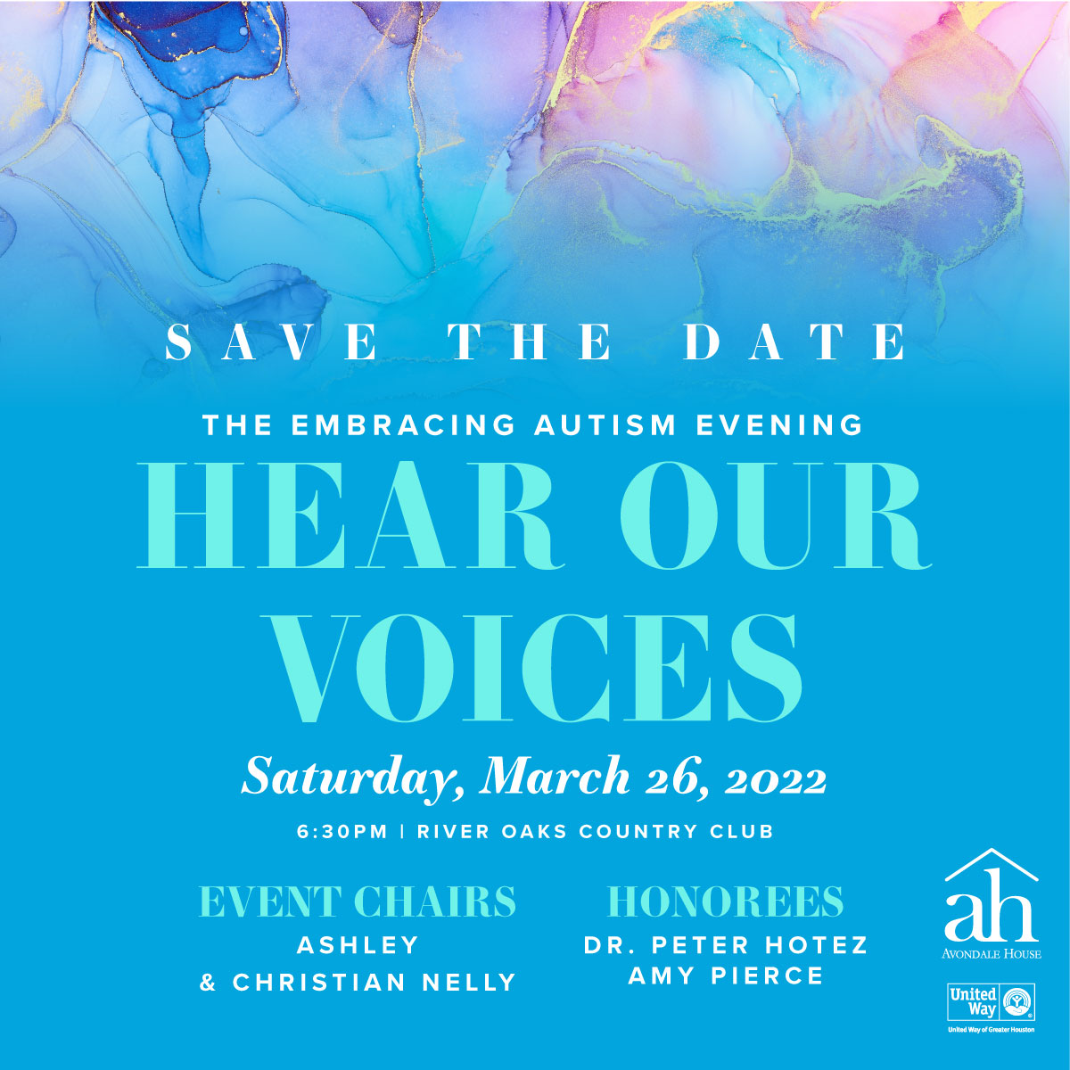 AvondaleHouston's tweet photo. Join us as we come together to honor @PeterHotez, Medical Honoree, and Amy Pierce, Community Advocate Honoree. Special entertainment- singer songwriters @BriceLongSongs, Phillip White, and @cannon_marla. Hosted by @kaitlinmonte. Reserve your table today! https://t.co/zD1PPqAb6f https://t.co/BJq3qv2sn3