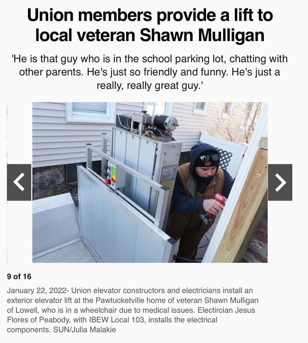 LAntonellis103's tweet image. Union Thugs at it again! Great Job @IBEW103, Elevator Constructors Local 4 Carpenters 339! 
Thank you Lowell City Councillor @jm_drinkwater  @DavidOlaughlin2 Frank Aikens, Brother Jesus Flores! 
#LetsGetToWork #PoweringOurCommunity #PoweringLowell