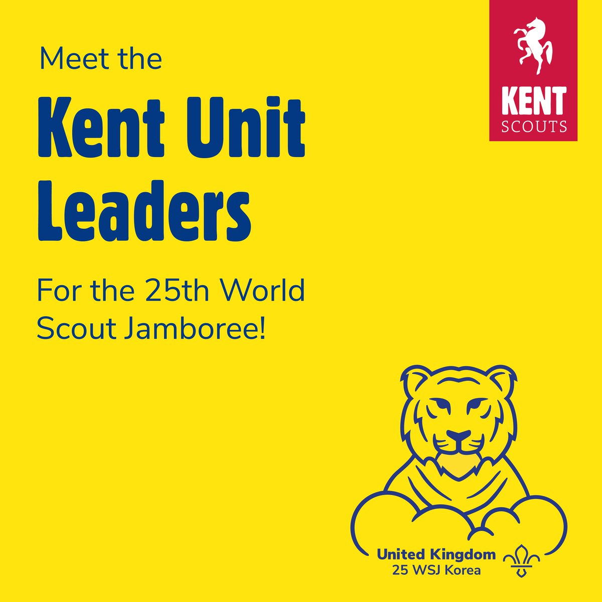 Kentscouts's tweet photo. Meet the leaders taking our 3 Units to the World Scout Jamboree in South Korea in 2023! Congrats on your new roles, you're going to be AWESOME! Look out for more info from the team coming soon... https://t.co/b5Hnp6O26I
#Jamboree #WSJ25 #SouthKorea #WorldJamboree #UnitLeaders https://t.co/cuP6FpK9WX