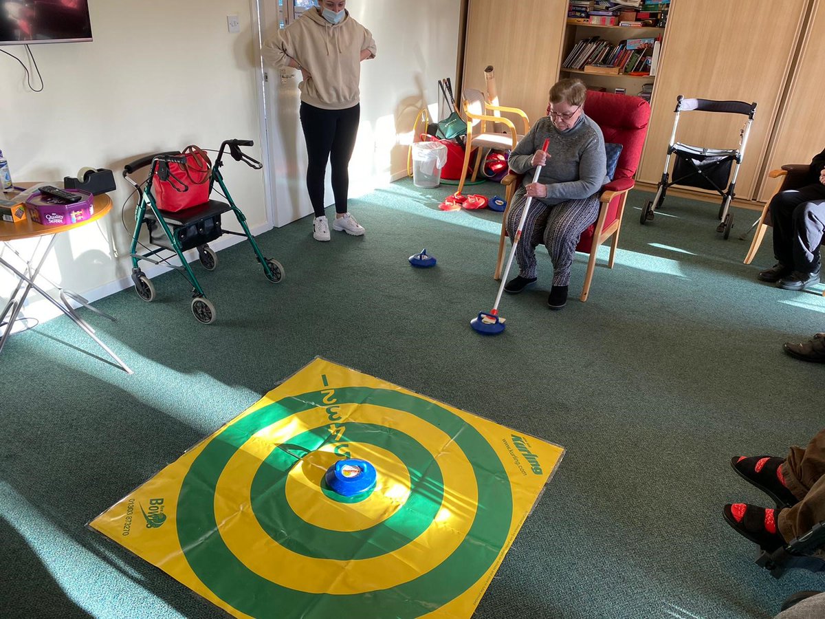 QueensferryCare's tweet photo. Curling at The Haven on Friday unleashed the competitive spirit. π
#queensferrycare #itsgettingcompetitive #curling #thehaven https://t.co/FJlxoo6MhO