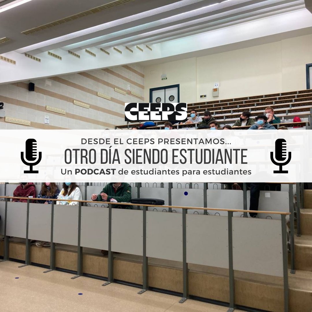🗣️OS PRESENTAMOS EL NUEVO PODCAST DEL CEEPS🎙️
open.spotify.com/show/7aNGHOEdc…
Podcast de estudiantes y para estudiantes. Donde se tratarán temas de actualidad en nuestra Escuela y en la Universidad!
Disfrutad de los episodios y difundid!!👩‍💻👨‍💻