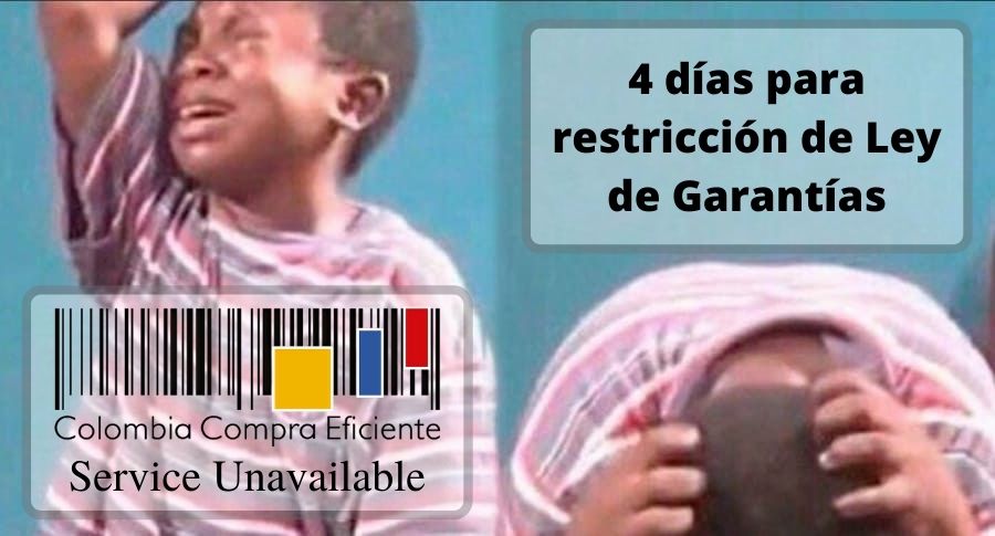 agolar's tweet photo. 😔
#secop #secopii #LeyDeGarantias https://t.co/p04DYgv8aN
