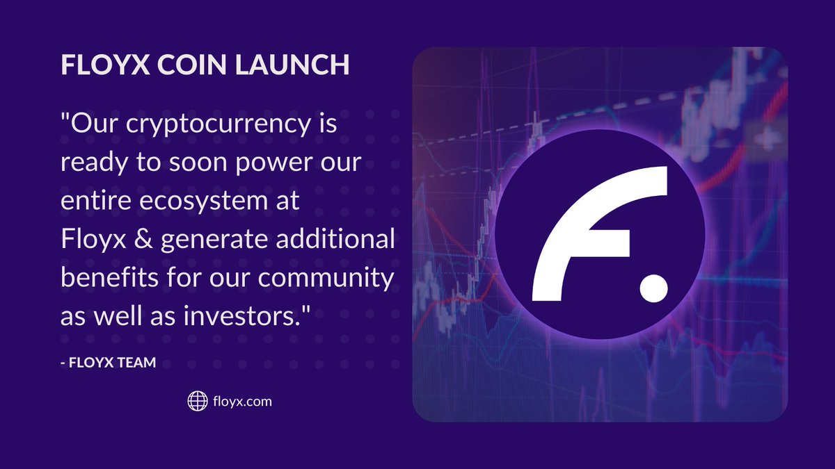 floyxcom's tweet photo. We are proud to announce the Floyx Coin. 🎉💜
#blockchain #floyxcom #cryptocurrecy #web3 https://t.co/fkzQamhGnl