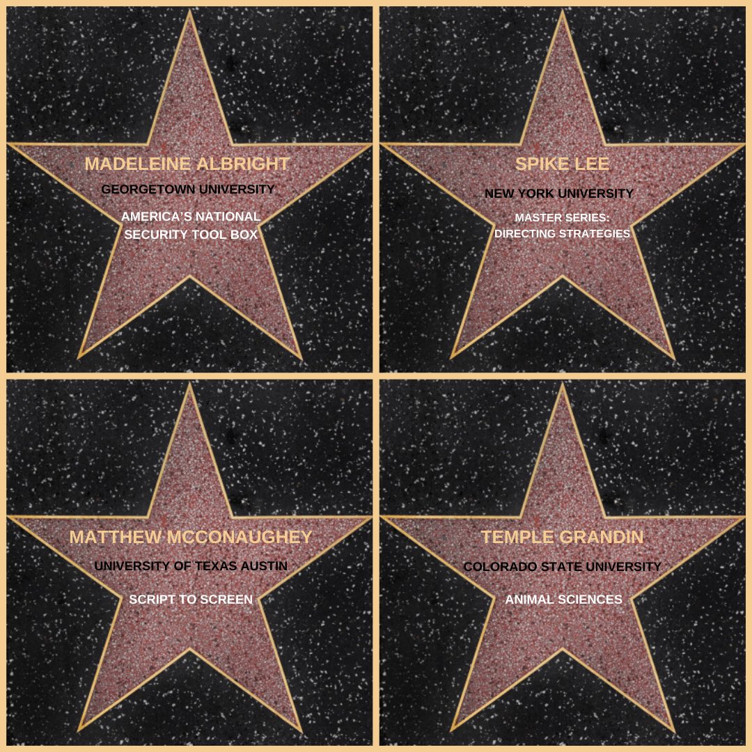 What would you do if you walked into your first day of classes and saw a STAR 🤩? We know public figures love to dip their toes into all kinds of industries, but who knew higher education was one of them? #college #celebrityprofessor #hollywood