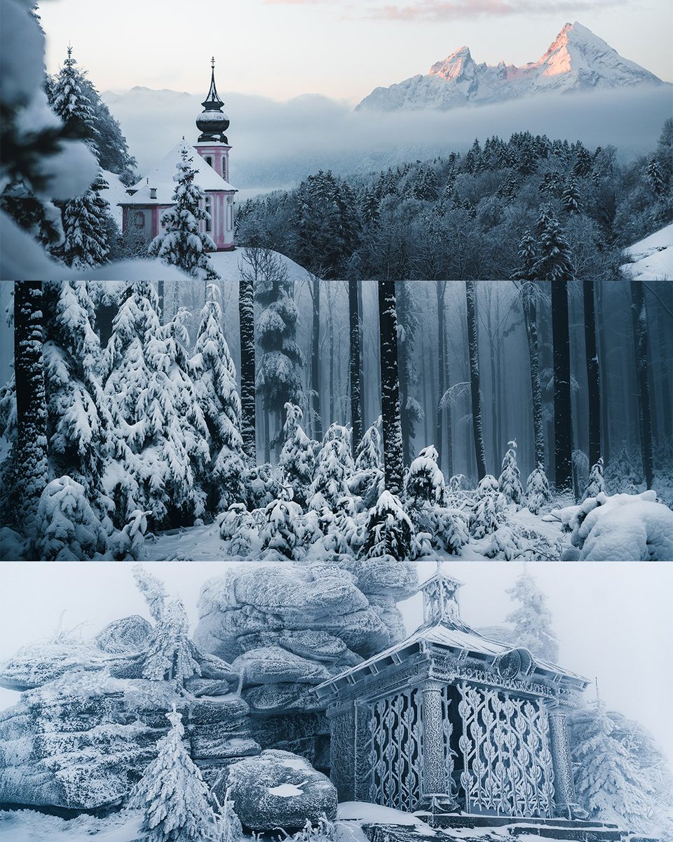 AnskarLenzen's tweet photo. Some more winter impressions from my favourite snowy locations from the last years! ❄️ Did you have a good winter this season? https://t.co/c0p9iyjbGg
