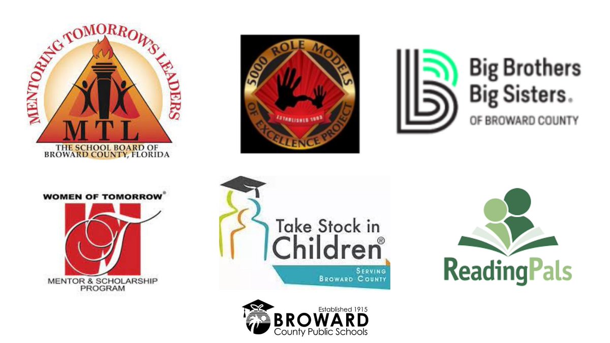 Broward Schools (@browardschools) on Twitter photo <a href="/browardschools/">Broward Schools</a> salutes our mentoring partners, volunteers and peer mentors. To become a mentor, visit these organizations today! #nationalmentoringmonth <a href="/browardschools/">Broward Schools</a> salutes our mentoring partners, volunteers and peer mentors. To become a mentor, visit these organizations today! #nationalmentoringmonth