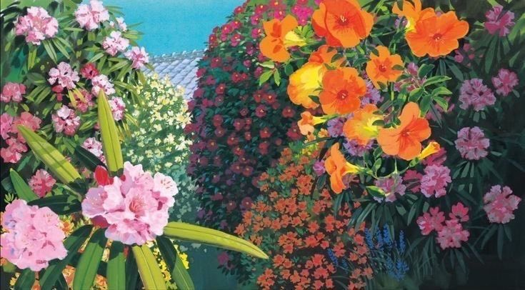 diaoln's tweet image. Studio Ghibli flowers 💐