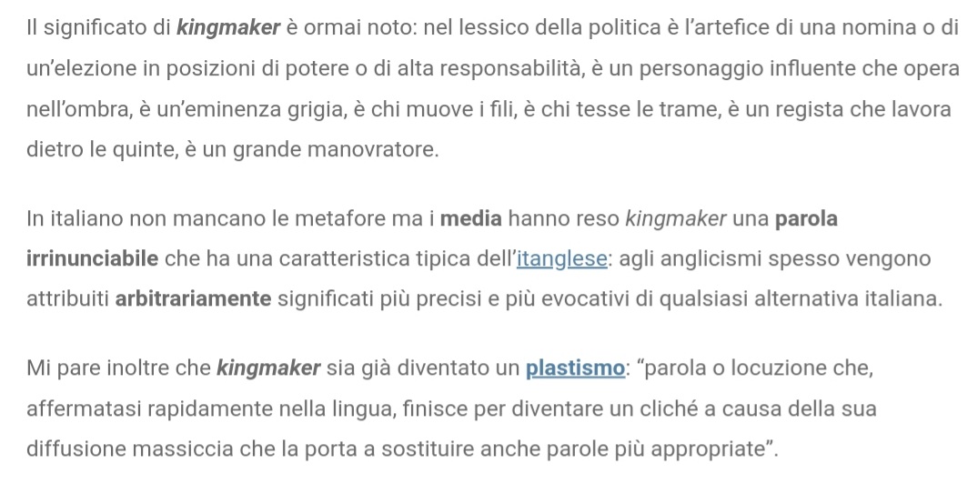 terminologia's tweet image. Kingmaker, plastismo #itanglese!
blog.terminologiaetc.it/2022/01/24/ori…