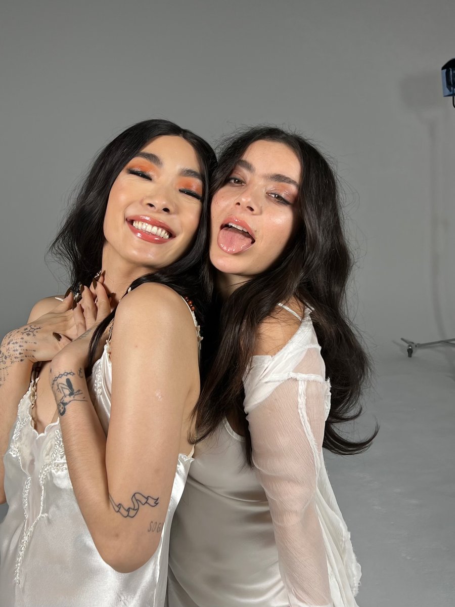 charli_xcx's tweet photo. beg for you ft @rinasawayama drops thursday. pre save here https://t.co/trwajtuHqB https://t.co/wblvaug6gf