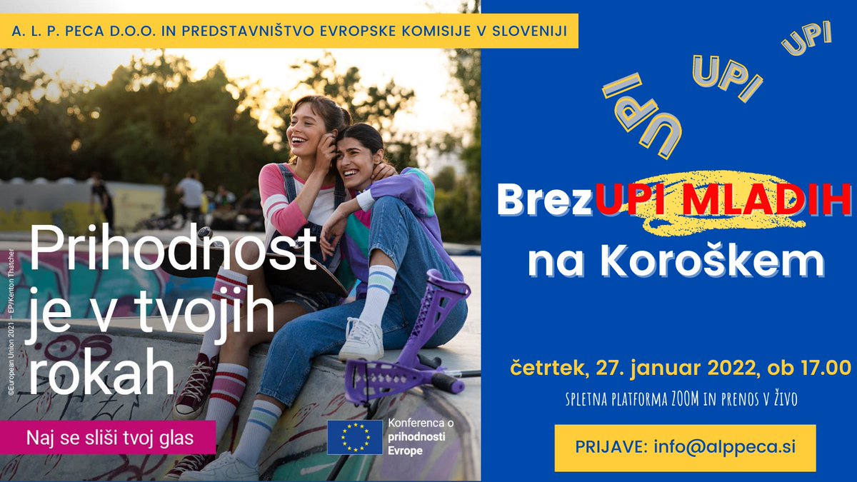 ED_Koroska's tweet photo. 2022 = evropsko leto mladih, zato ga začenjamo s pomembnim pogovorom, kako s sodelovanjem in vizijo mladih zgraditi boljšo prihodnost, ki bo bolj zelena, vključujoča in digitalna. In kakšna še? 👀
Povejte svoje mnenje⬇️ https://t.co/nja1DLuE9C