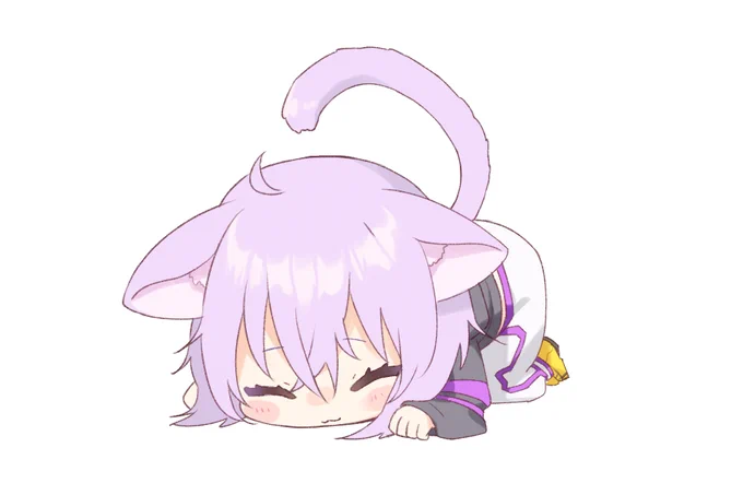 おかゆんの まるくなる! #絵かゆ 