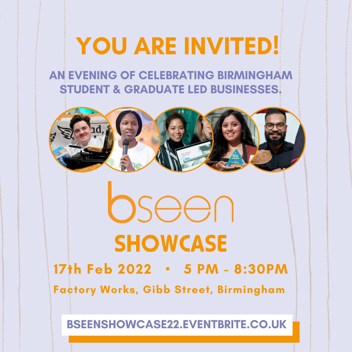 Join BSEEN for a celebration evening and meet the fantastic student &amp; graduate led businesses that they’ve supported over the past few years.

📅 Wed 17/02
⏰ 5 - 8.30pm
👉 Register bseenshowcase22.eventbrite.co.uk