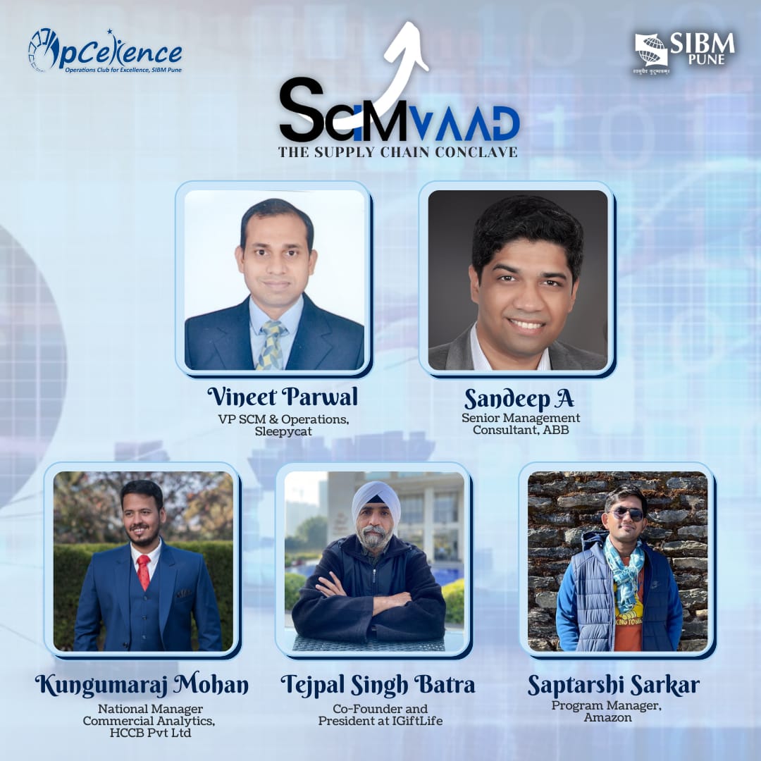 SIBMPune's tweet photo. SIBM Pune is delighted to announce the successful conclusion of SAMVAAD - The Supply Chain Conclave organised by Team OpCellence - The Operations Club of SIBM Pune.
#SIBMPune #OpCellence #Samvaad2022 #SupplyChain #Operationsp https://t.co/mZNVu4fl2f