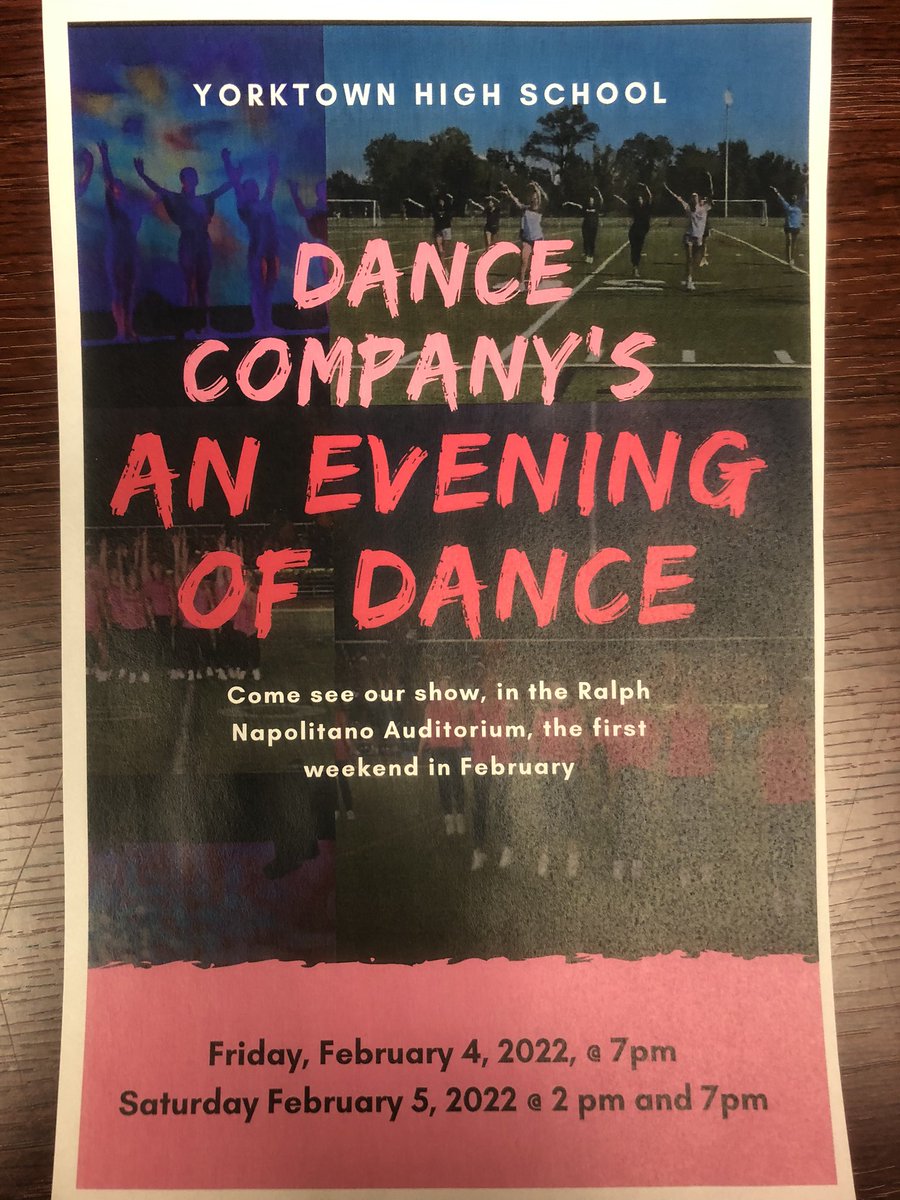 Mr. Joseph DeGennaro (@yhsdegennaro) on Twitter photo Save the date(s). Three great <a href="/yhsdanceco/">YHS DANCE COMPANY</a> performances coming to the Dr. Napolitano Auditorium February 4/5 (snow date 2/6)🌽#YorktownCSD <a href="/MsStockChoir/">Andrea Stock</a> <a href="/MsKluga/">Emily Kluga</a> <a href="/DrB_Orchestra/">Andy Bhasin</a> <a href="/FirstNighters/">First Nighters Yorktown Friends of The Arts</a> Save the date(s). Three great <a href="/yhsdanceco/">YHS DANCE COMPANY</a> performances coming to the Dr. Napolitano Auditorium February 4/5 (snow date 2/6)🌽#YorktownCSD <a href="/MsStockChoir/">Andrea Stock</a> <a href="/MsKluga/">Emily Kluga</a> <a href="/DrB_Orchestra/">Andy Bhasin</a> <a href="/FirstNighters/">First Nighters Yorktown Friends of The Arts</a>