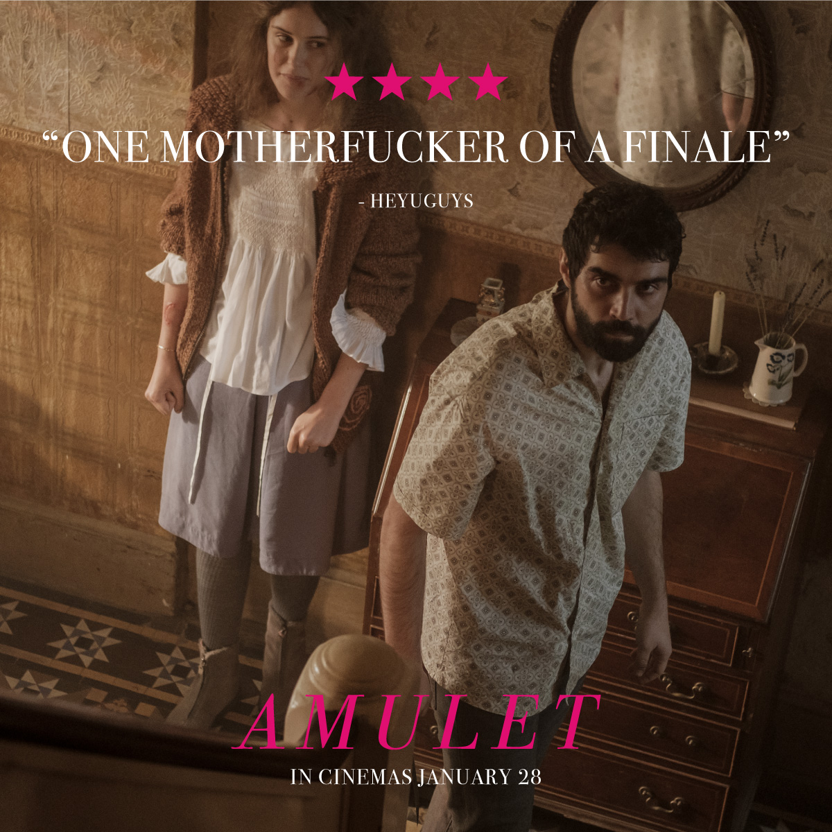 Tomorrow evening join us on the #Amulet Q&amp;A tour at Finsbury Park Picturehouse for a special LIVE preview event with writer and director Romola Garai talking about her British horror debut film republicfilmdistribution.co.uk/amulet