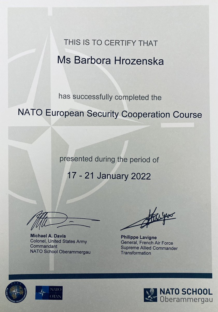 Nailed it! #NATO #NSO  #school