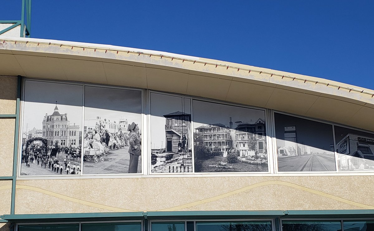 ProimageSigns1's tweet image. This was a feel good project that showcases Portage's history. We wrapped the upper windows covering up some unsightly insulation in the process and installed some Aluminum Composite Panels at Street level to help tell the story    #windowgraphics