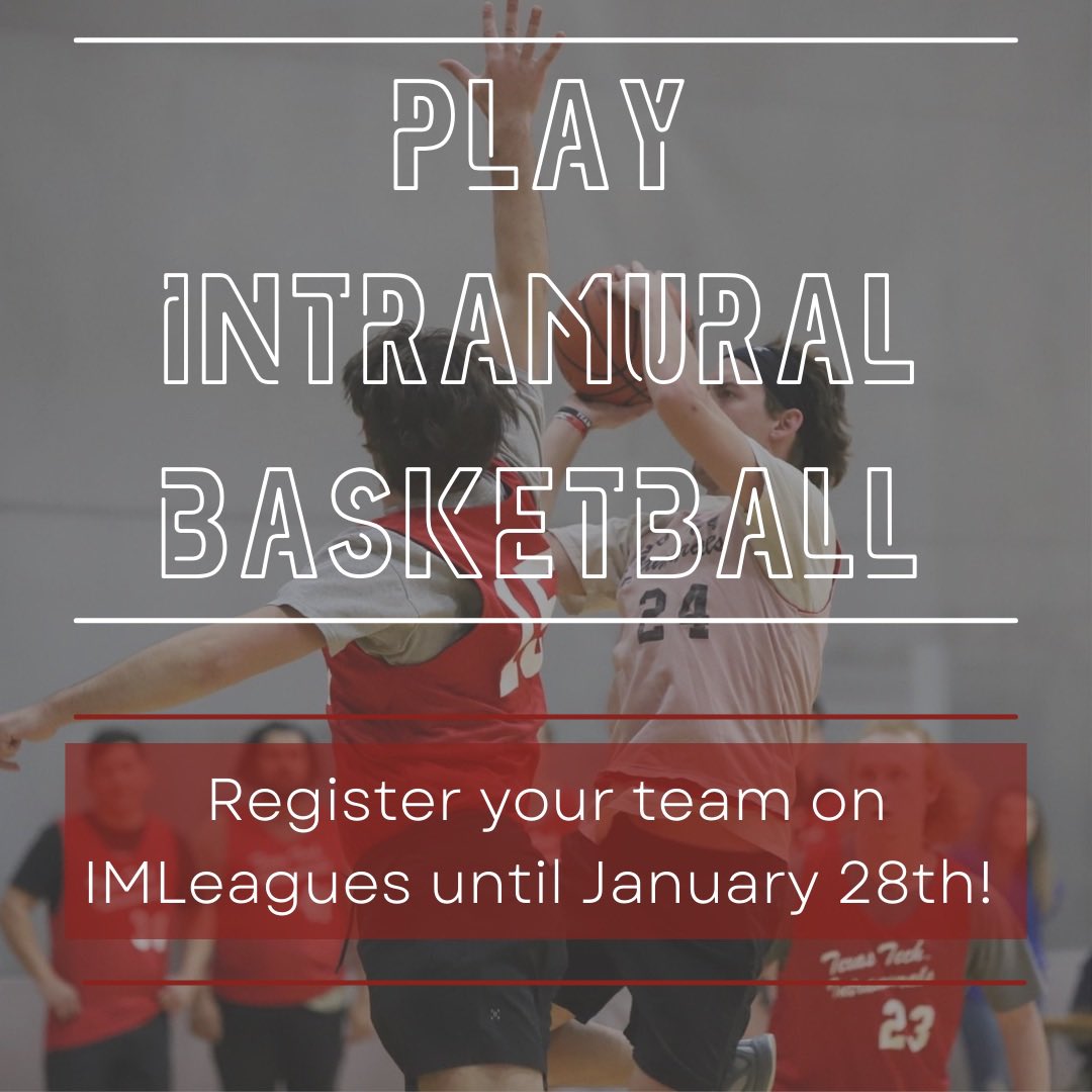 Last week to register for basketball.
Registration ends Friday at midnight! 🏀 #everyoneplays