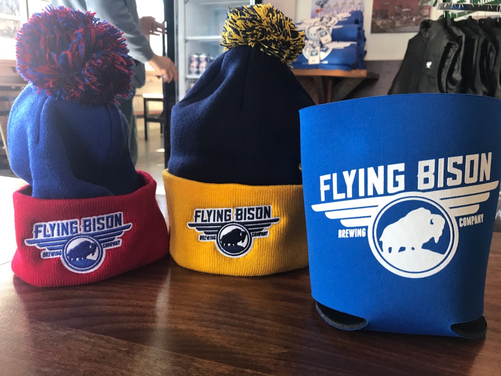 ConsumersBeer's tweet photo. Flying Bison is our January beer of the month. We’ve teamed up with them for another giveaway! 

Retweet &amp; follow us to be entered to win. (1) person will be randomly on 1.26.22. Winner picks between the two colored hats &amp; gets a koozie. No purchase necessary https://t.co/nfmpzqnJFm