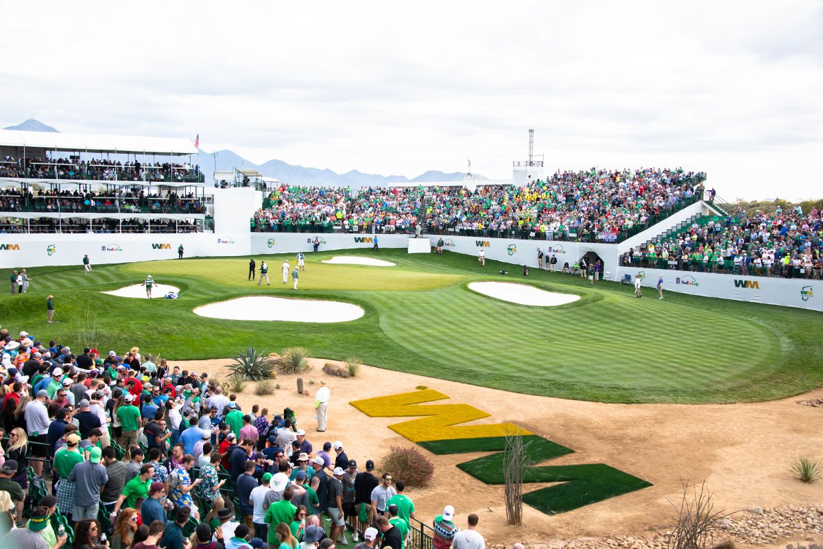 WasteManagement's tweet photo. We've been counting down the days since last year, and with just 2️⃣ weeks until the @WMPhoenixOpen, it's starting to feel real.

We've got a big year ahead, and we can't wait to show you what's in store for this year's #ZeroWaste event.

We'll see you at @tpcscottsdale! https://t.co/n6bcUYF97S