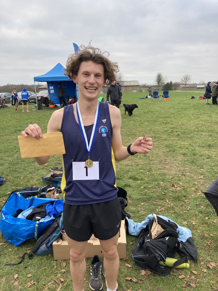 PeCharters's tweet photo. Well done to all the @ChartersSchool  students that competed in the @BerksSchoolsAA County Championships on Saturday. U.13 Boys &amp; Girls 5th Overall, U.15 Girls 8th. 6 students in top 16 &amp; representing @BerksSchoolsAA at the inter counties. 1st place to Josh in U.17 race! 🏃‍♀️🏃‍♂️💨 https://t.co/qNGC9yHZgX