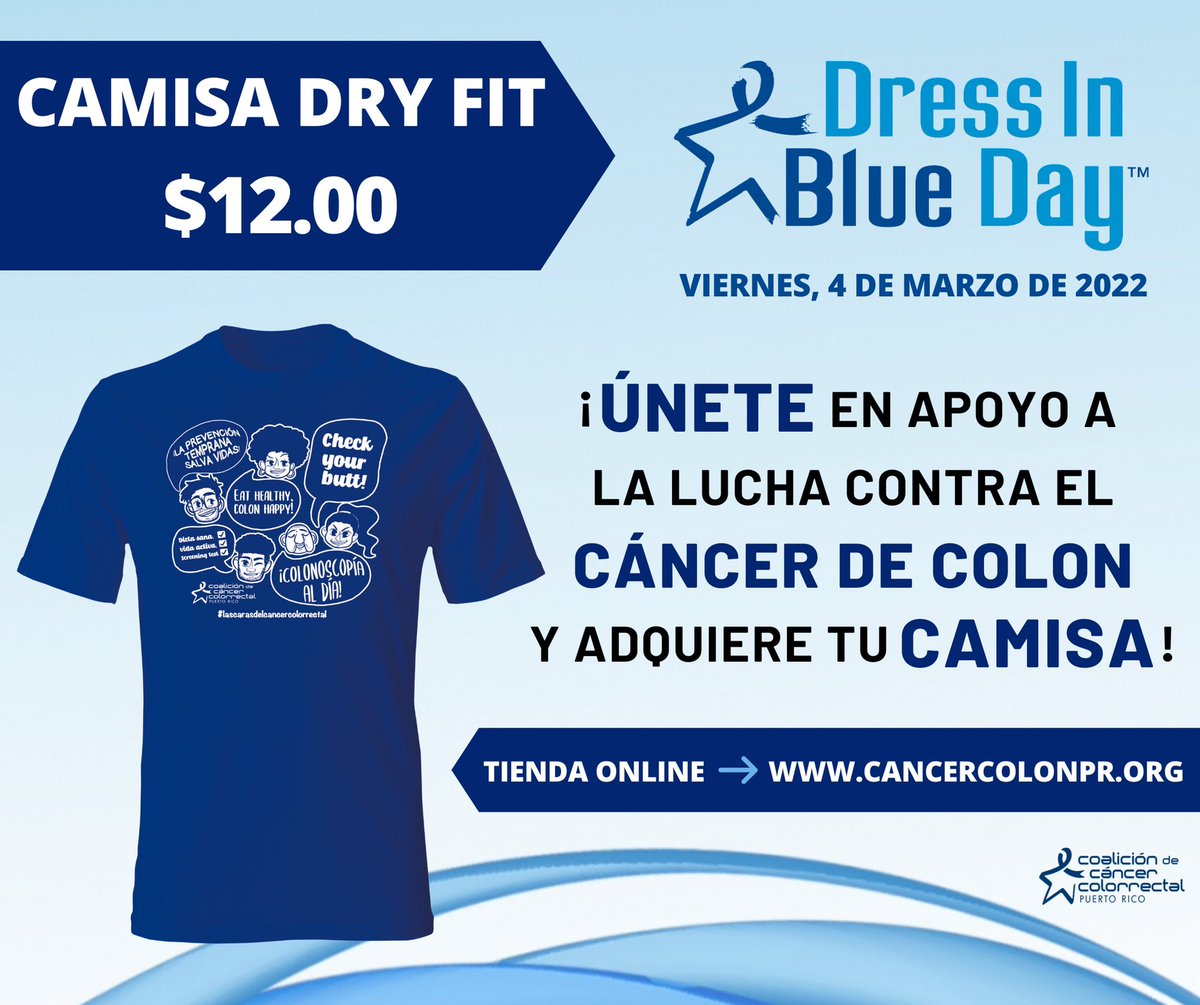 prensa_RCM's tweet photo. ¡Únete en apoyo a la lucha contra el cáncer de colon y adquiere tu camisa! https://t.co/Sr0S6CtLqT