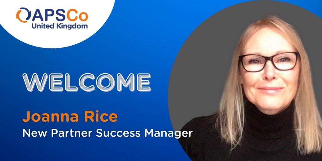 #APSCo welcomes Joanna Rice as its new Partner Success Manager 🍾

Joanna brings with her prior experience in #Recruitment having worked in a number of staffing companies &amp; recruitment suppliers. Read more: bit.ly/3KD7Cnw

#APSCoMembers #APSCoTrustedPartner