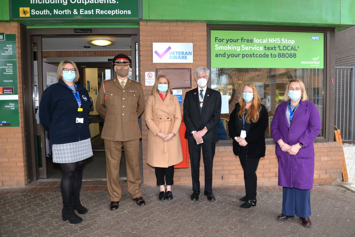 On Friday we unveiled our 'Veteran Aware' plaque -proudly displayed to show the commitment we have made as a trust, to our armed forces communities. 

We want to ensure that all armed forces personnel get the support and care they need, and deserve. 

bit.ly/3FT941z