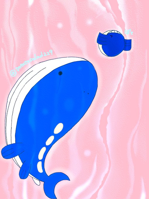 ホエルオーのtwitterイラスト検索結果