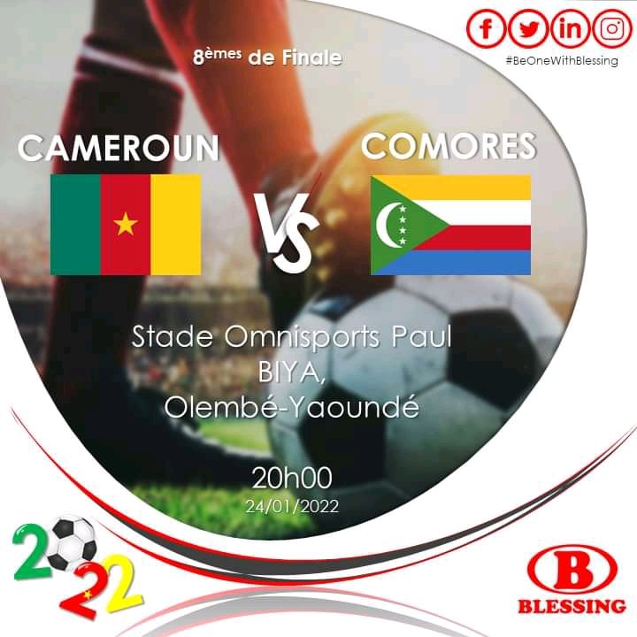 Blessingcmr's tweet photo. Aujourd'hui encore le Cameroun🇨🇲 est une fois de plus face à son destin. #FootWithBlessing #TeamCameroon #BeOneWithBlessing #CAN2021 #CAN2022 https://t.co/jMZUKVr362